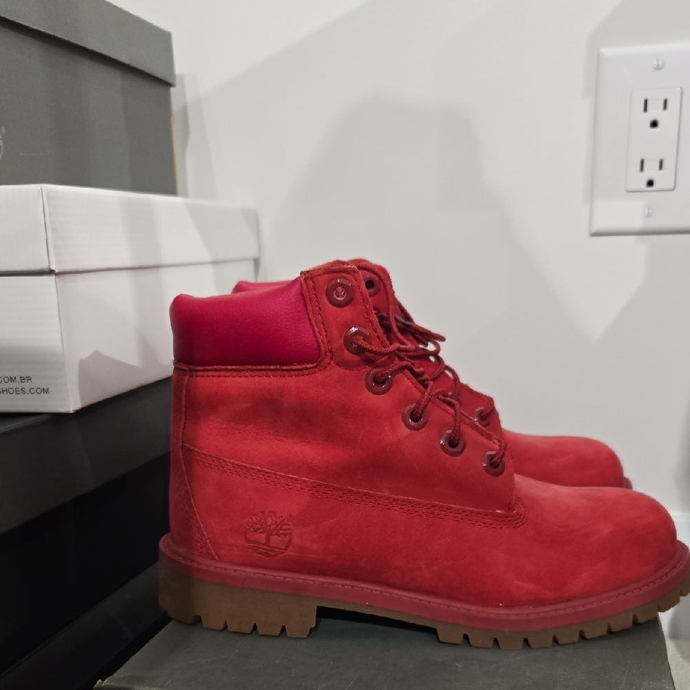 Timberland Red Boots - WOMEN